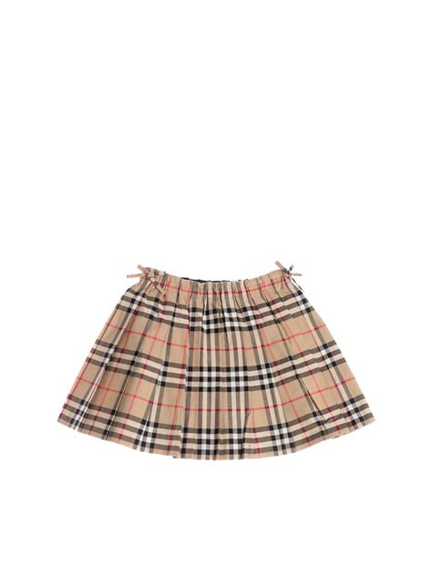 burberry feather skirt|burberry check pleated skirt.